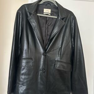 Urban Outfitters Black Faux Leather Jacket